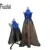 2017 la Madre Y La Niña Una Línea de Apliques de Encaje de Tul Azul Real Por Encargo Formal Largo Vestidos de Noche Para La Fiesta de Boda