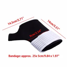 1 пара кинеозиологическая лента напульсник Футбол лента для запястий шина помощь при артрите Перчатки рукава бандаж на большой палец ладонь