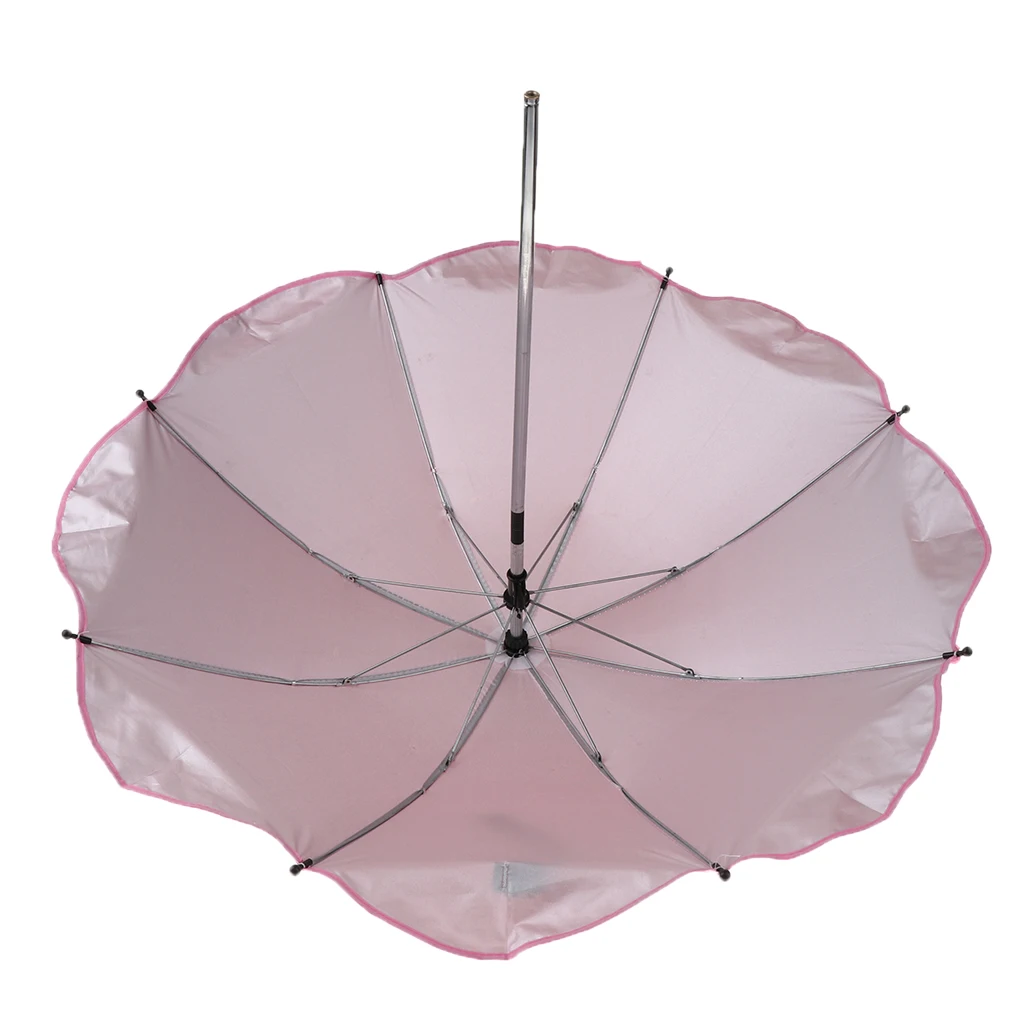 Foldable Sunshade Mini Sunny Umbrella UV Protection Beach Shelter Umbrella Outdoor Lightweight Parasol w/ Sand Anchor for Coast
