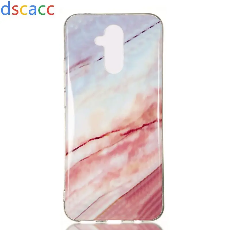 DSCACC мраморный Мягкий ТПУ IMD чехол для huawei Honor 10 Lite P8 P9 P20 P30 Nova 3i mate 9 10 20 Lite Pro RS Y5 Y6 Y7 100 шт - Цвет: Розовый
