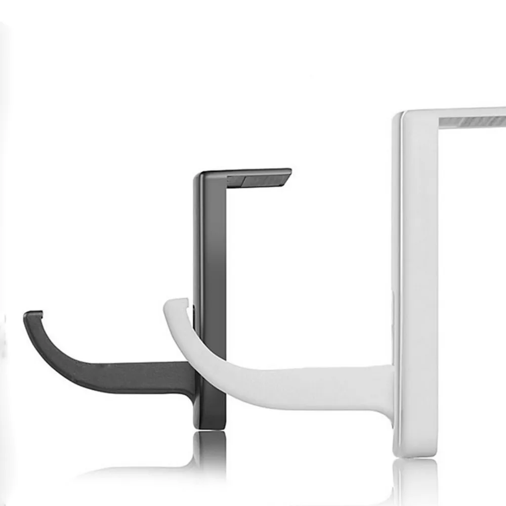 

Black And White Headphones' Stand Universal Headphone Headset Hanger Wall Hook PC Monitor Earphone Stand Rack Holder rack *30