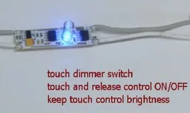 5 шт./лот 12 дюймов сенсорный диммер в пост. Тока|dimmer led|touch dimmertouch dimmer led |