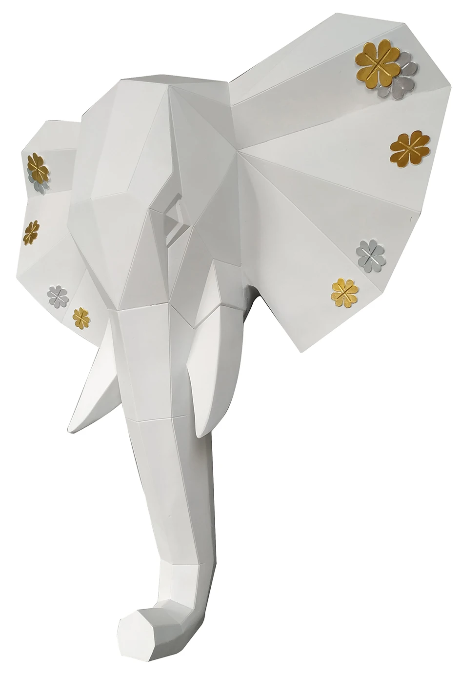 3D Large Elephant Statue Sculpture Home Decor Wedding Decoration Accessories Vintage Party Garden House Room Wall Decorations (4)