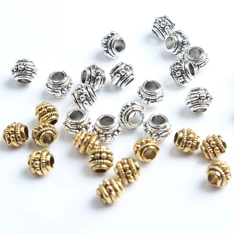 

LingXiang 6mm 49pcs Every bead gasket DIY men and women bracelet necklace ankle Accessories