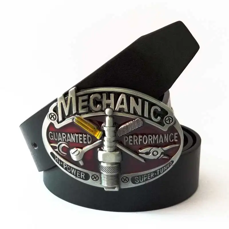 

T-DISOM Western Belt Buckle with black belt Fashion Design Men Buckle ZincAlloy Buckle Suitable for 4cm Belt Drop shipping