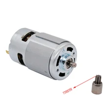 775 DC мотор-редуктор постоянного тока 12 V-36 V 3500-9000 об/мин шариковый подшипник большой высокий крутящий момент Мощность низкая Шум Лидер продаж электронный компонент мотор 775 DC мотор-редуктор постоянного тока 12 V-36 V 3500-9000 об/мин шариковый подшипник большой высокий крутящий момент Мощность низкая Шум Лидер продаж электронный компонент мотор