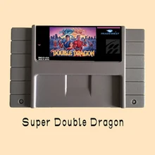 Супер Double Dragon 16 бит большой серый карточная игра для ntsc игры Прямая