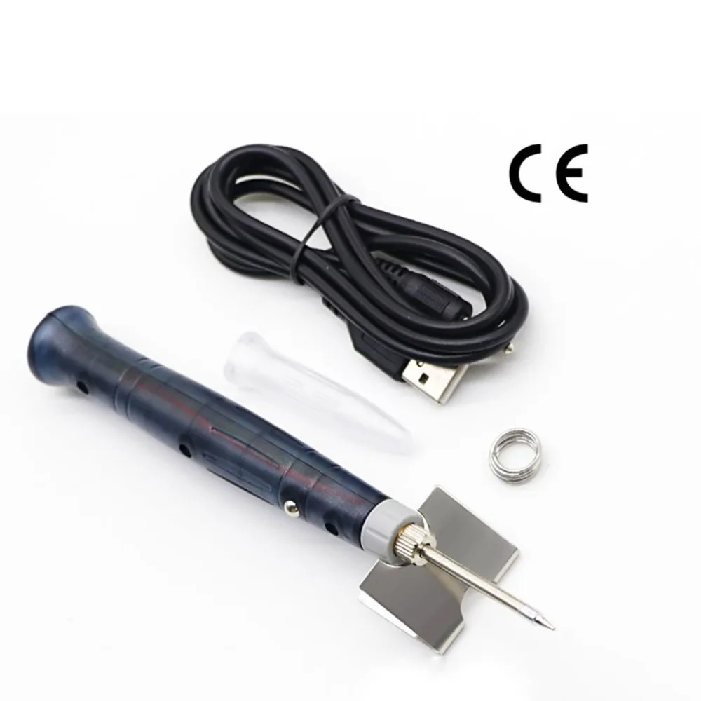 Новый Мини Портативный USB 5 в 8 Вт Электрический паяльник ручка/наконечник