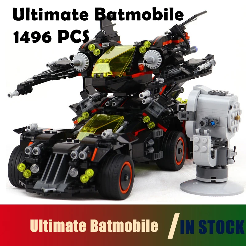 

Compatible with Lego Model building blocks batman 70917 07077 super heroes Ultimate Batmobile Figure bricks toys for children