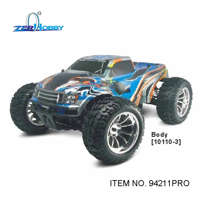 Hsp гоночный автомобиль CRAZYIST 94211PRO 1/10 масштаб Электрический 4wd внедорожник rc monster truck бесщеточный 3300kv мотор 7,2 v 2000mAh батарея - Цвет: 101103