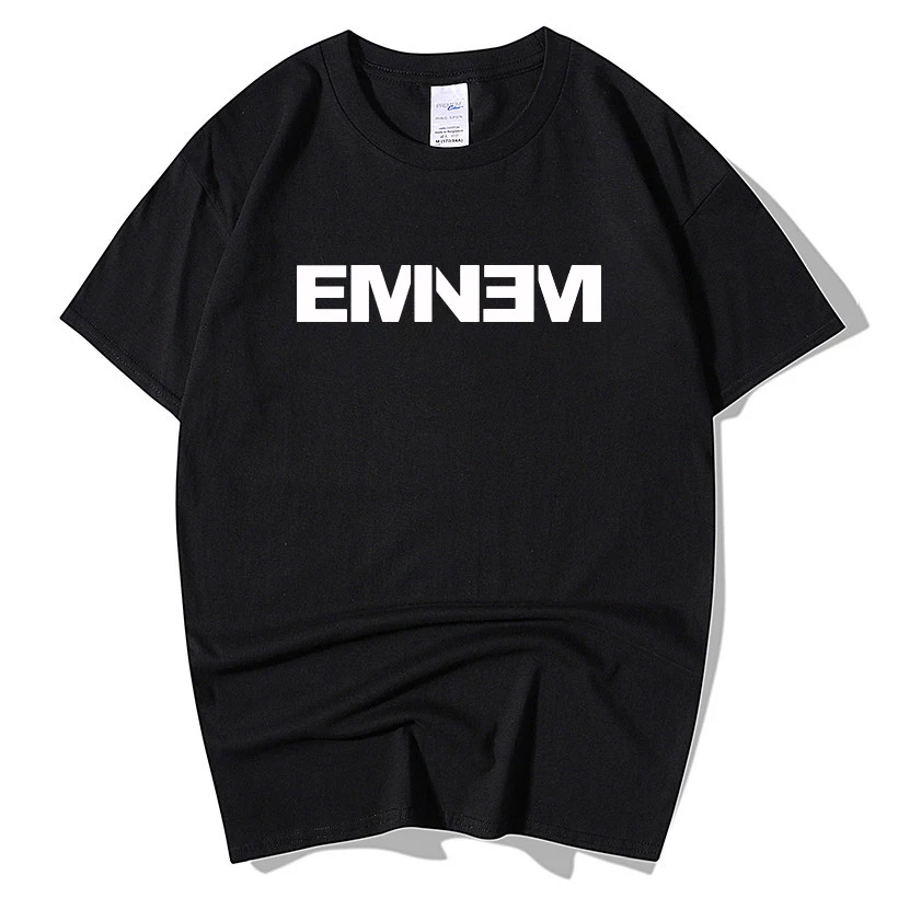 

Cool Eminem Printed T Shirt Men Women Brand Summer Tops Tee Short Sleeve Hip Hop O Neck Streetwear Casual Cotton T-Shirt Tshirt