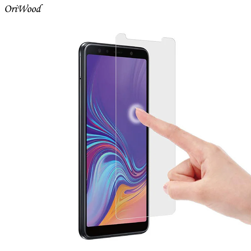 OriWood матовое закаленное стекло для Samsung Galaxy A7 2018 2.5D не оставляющая отпечатки