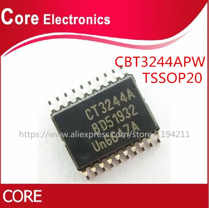 20 шт./лот CBT3244APW IC BUS SW OCTAL 8BIT TSSOP 3244 CBT3244|Интегральные схемы| |