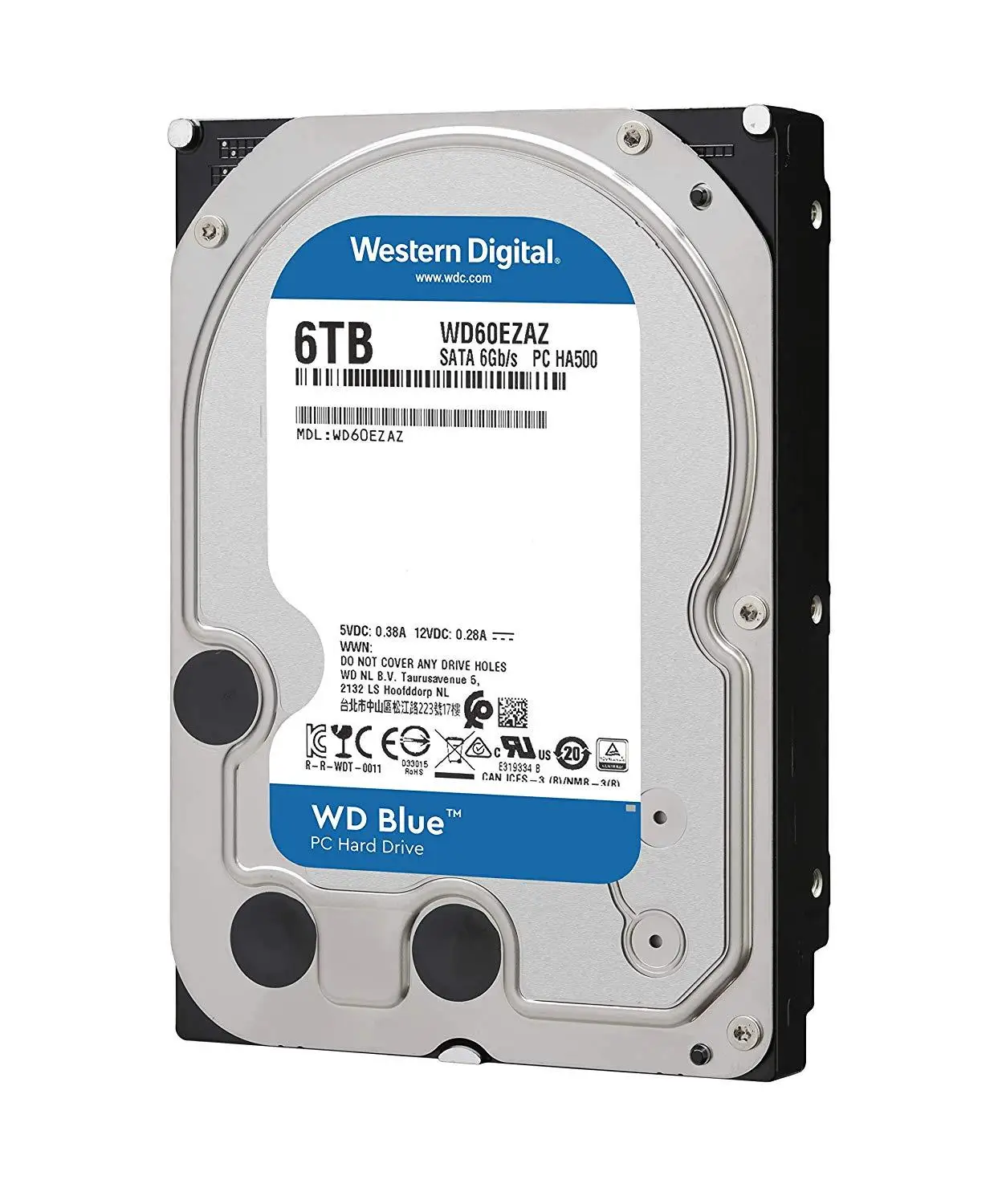 WD Blue 6 ТБ HDD 5400RPM 3 5 ''SATA ГБ/сек. настольный компьютер внутренний 256MB