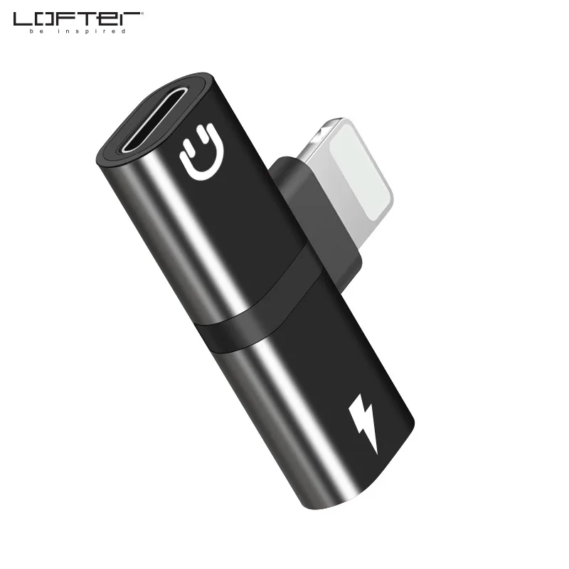 Dual 2 in1 for Lightning Adapter Charging Adapter For iPhone 8 Plus X IOS 10 11 12 Charger Splitter Headphone Adapter Converter