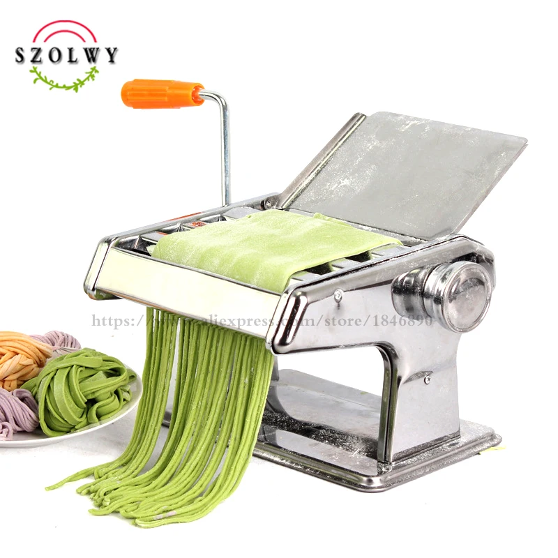

hot sale Stainless Steel Manual Press Pasta Noodle Machine spaghetti noodle maker home kitchen cooking tools