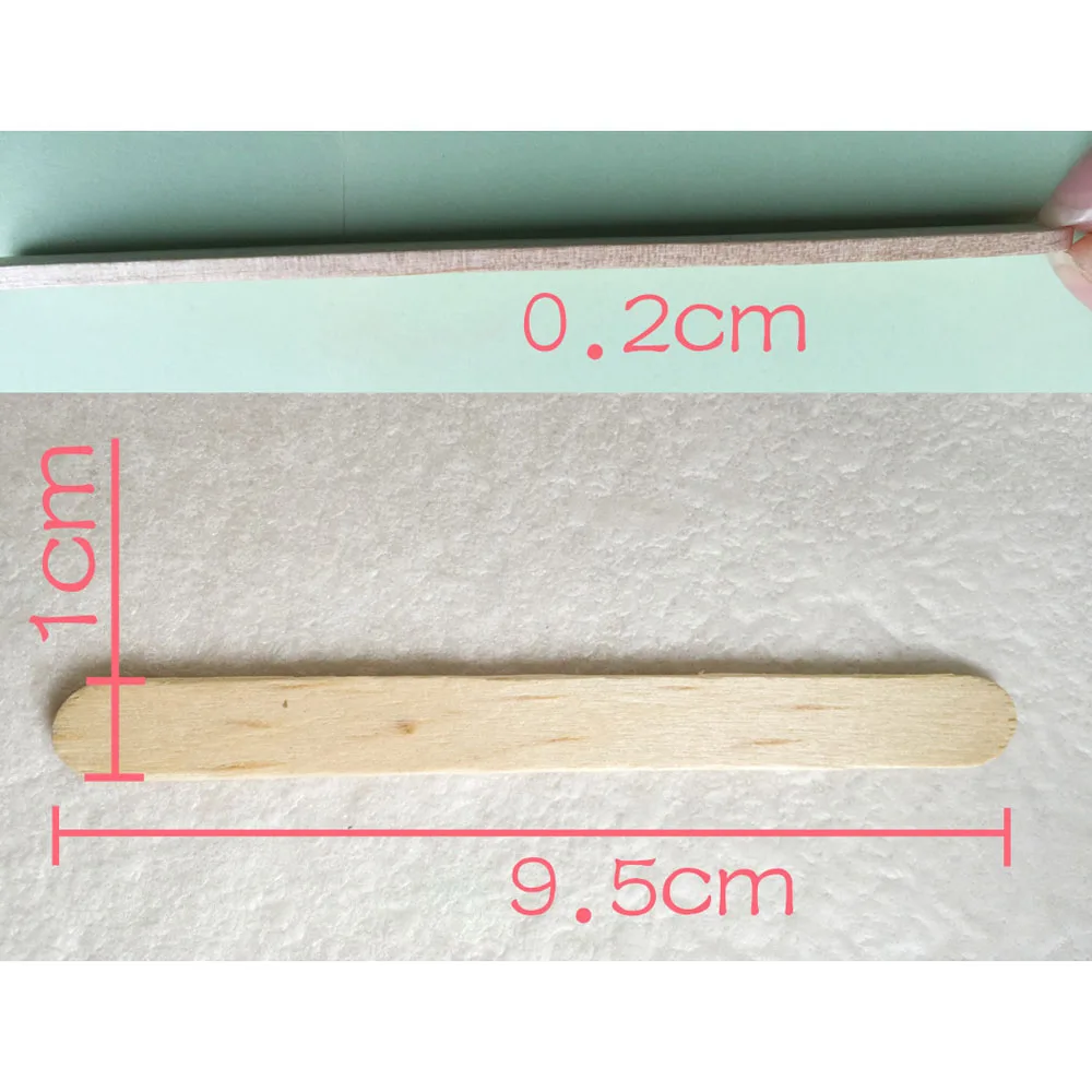 Ctdsgw000274 20 шт. мороженое палку деревянный Popsicle stick детские руки ремесел Книги по искусству мороженого на палочке торт DIY Создание забавные