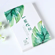 30 шт./партия, креативная открытка в коробке с листьями и буквами, ручная роспись, конверт, листья, открытка, поздравительная открытка