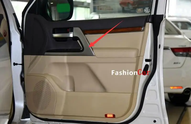 

Car Interior Door Armrest Styling Decoration Cover Sticker For Toyota Land Cruiser LC200 08 09 10 11 12 13 14 15 16