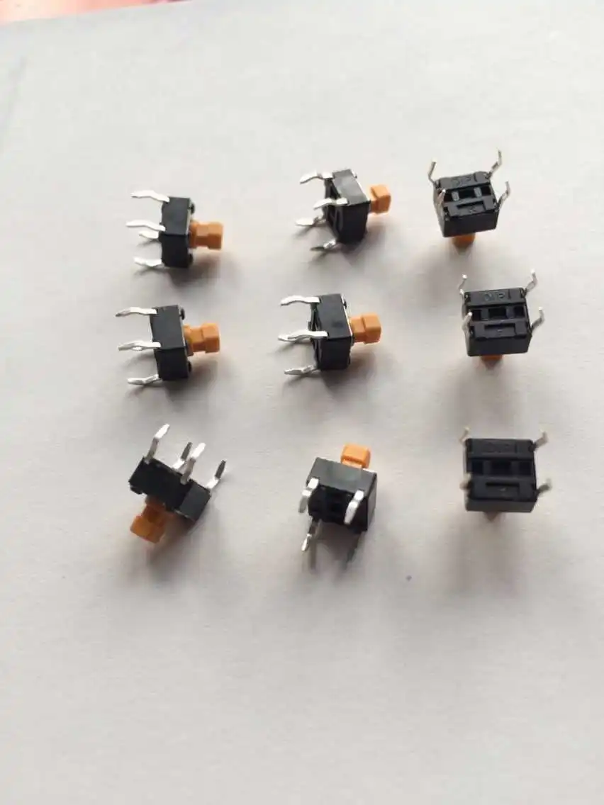 

Taiwan Yuanda DIP DTS-648S-V Tact Switch 6*6*7.3mm Square Head Micro Switch Button
