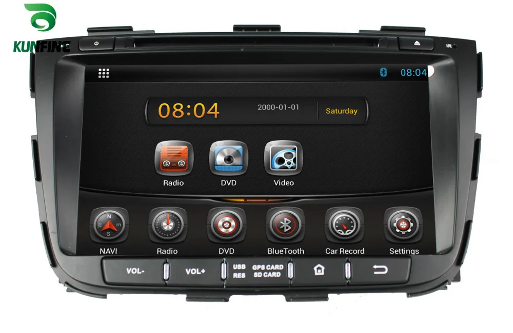 Car dvd GPS Navigation player for SORENTO 2013 8 inch A