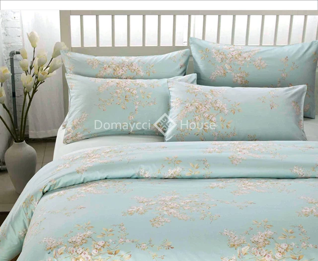 supper soft japan quality 1200 thread count luxury brand blue queen queen sheet set egyptian cotton