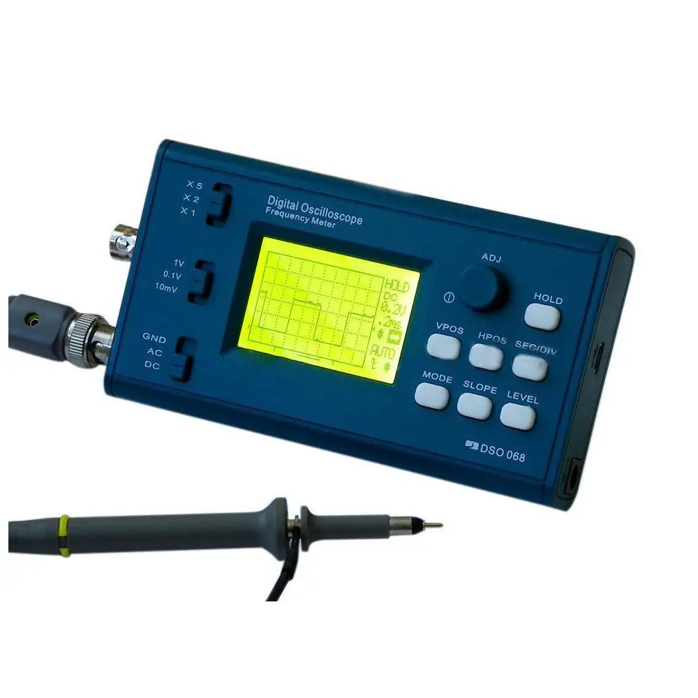 

LIXF-New Digital DSO068 USB Oscilloscope/Frequency Meter DIY Kit 20MSa/s 3MHz