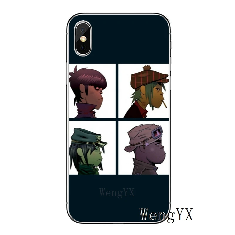 Мультфильм Gorillaz лодка для Xiaomi Redmi S2 5 6plus 4 Pro 6A 4A 4x Примечание 6 5 5A 4 3 Pro Pocophone F1 чехол мягкий чехол для мобильного телефона C чехол s - Цвет: Gorillaz-A-10