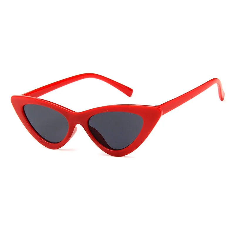 Новые модные детские очки для мальчиков и девочек детские милые треугольные солнцезащитные очки для глаз в форме кошачьего глаза UV400 очки тени детские очки UV400
