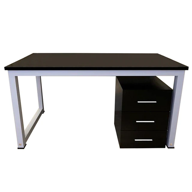 Modern Metal Computer Pc Home Office Desk Study Table Bedroom Modern Metal Computer Pc Home Office Desk Study Table Bedroom Colour Black