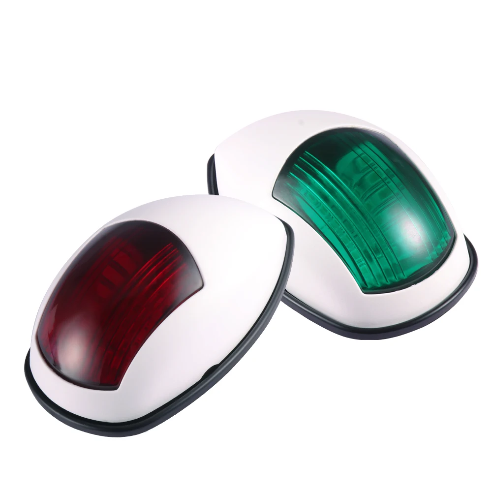 Starboard Portside Indicator Light Boat Marine LED Navigation Lamp Red