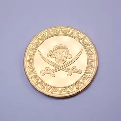 Металлические пиратские сокровища игрушки золотые монеты настольная игра секретная комната игровой реквизит Дети награда подарок 10