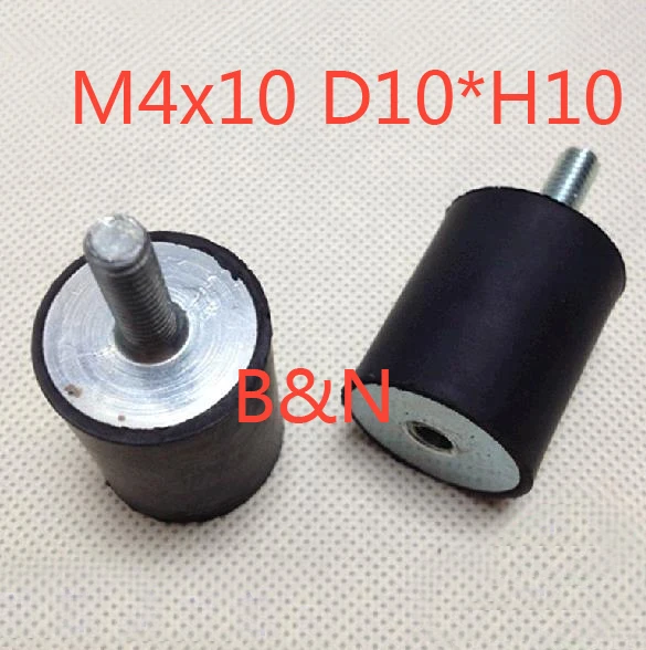 M4 x10 D10*H10,male/female ,VD Rubber Vibration Damper/Rubber Screw