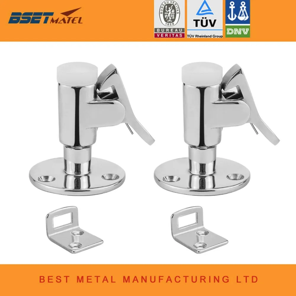 

2X BSET MATEL Marine Grade Stainless Steel 316 Door Stops Door stopper Door Retainer Catch Marine Hardware Marine Boat Yacht RV
