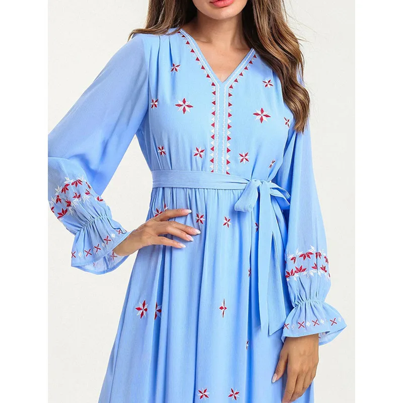 Vestidos кафтан абайя Дубай мусульманское платье Турция Caftan Рамадан арабский хиджаб