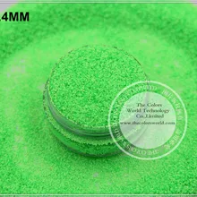 TCF501 неоновые зеленые цвета 0,4 мм Размер устойчив к растворителям блеск для пилка для ногтей или другого DIY украшения