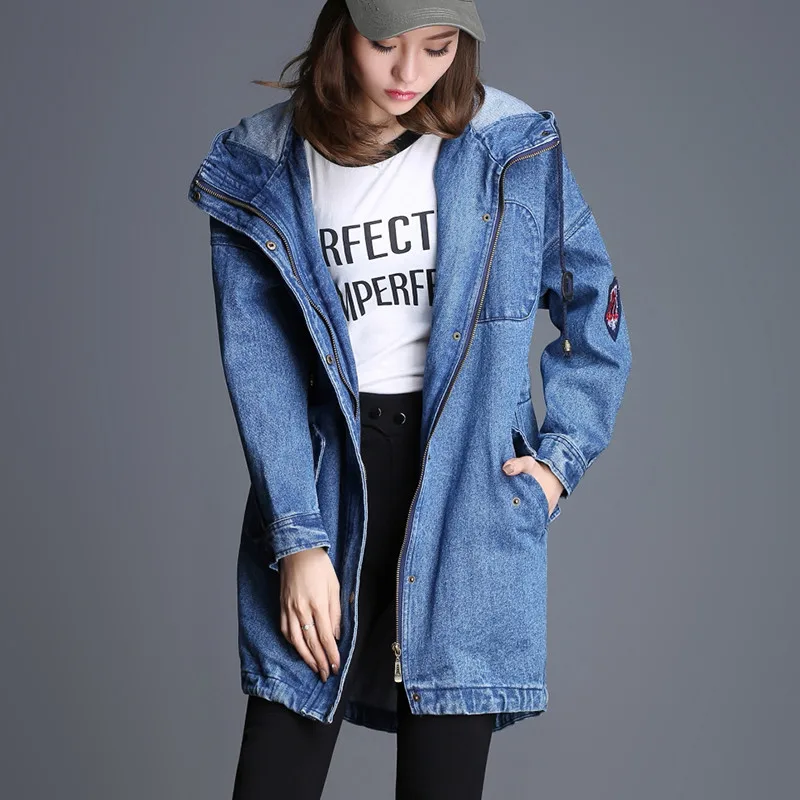 Aliexpress.com : Buy S 5Xl Plus Size Sky Blue Denim Jackets For Women ...