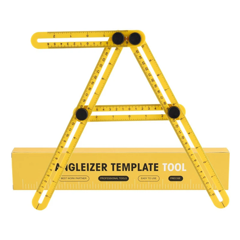 Four Sided Ruler font b Measuring b font font b Instrument b font Template Angle izer