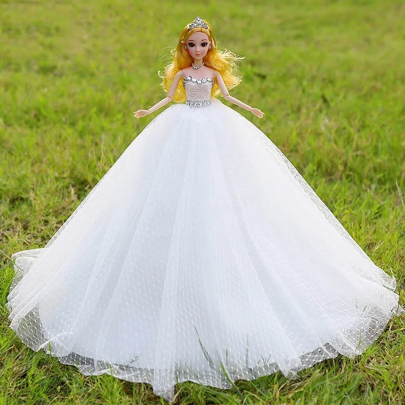 46cm-Pretty-Bride-Doll-Gold-Brown-Hair-Excellent-Wedding-Dress-Lovely-Toys-For-girls- Romantic-Meaningful-Gifts-TL0041 (2)