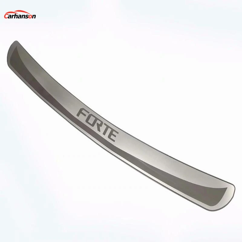 

Car Styling Accessories For Kia Forte 2014 2016 Stainless Steel Rear Bumper Foot Plate Protector Door Sill Scuff Car Sticker