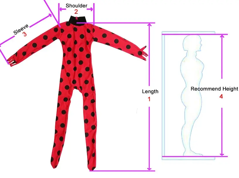 YES Spandex Ladybug Costume Jumpsuit Fancy Black Cat Adrian Marinette Super Hero Cosplay Costume For Girl Boy Adult Lady Wig