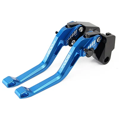 New 1 pair Adjustable CNC motorcycle Clutch Brake Levers For Kawasaki Z900RS Z900 RS Handle - Цвет: blue