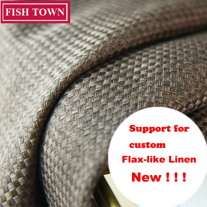 

FISH TOWN 70%-80% Shading Rate Coffee Color Blackout Curtain Window Drapes Blocking Curtains Blinds for Bedroom Living Room