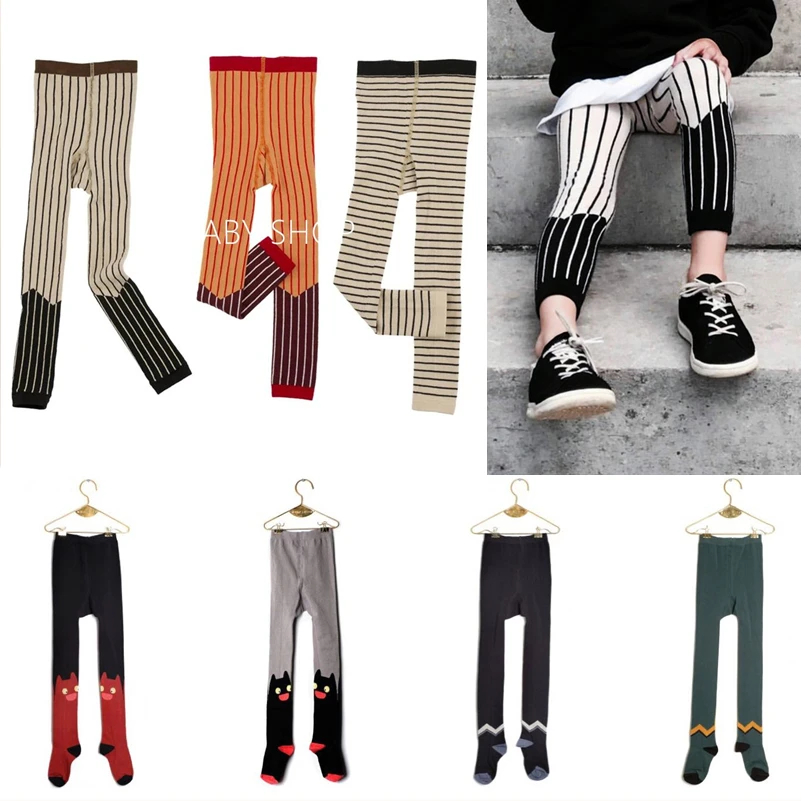 

Girls Tights Striped Patchwork Pattern Infant Baby Kids Kamill 2018 Autumn Spring Cotton Knee Highs Toddler Girl Long Stockings