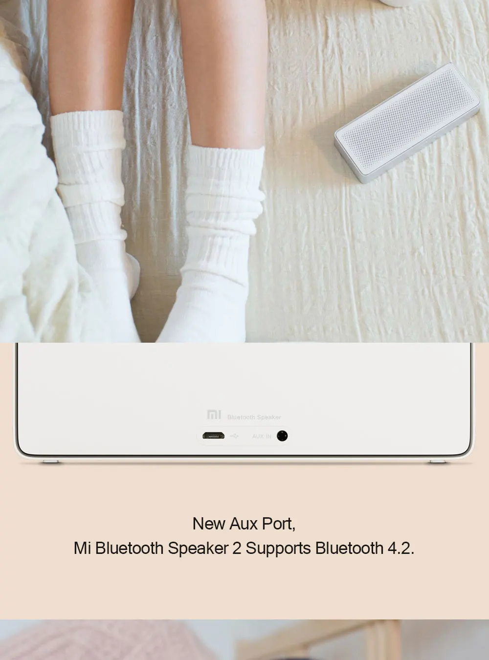 Xiaomi Mi квадратная коробка Bluetooth Динамик 2 стерео Портативный Динамик s Bluetooth 4,2 HD Высокое разрешение качество звука воспроизводить музыку MP3
