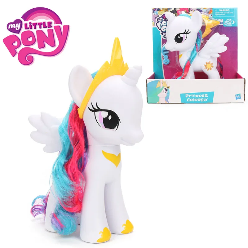 Игрушки My Little Pony 8 дюймов Friends Princess Rainbow Dash Twilight Sparkle Cadance Celestia фигурка Коллекция Модель Куклы