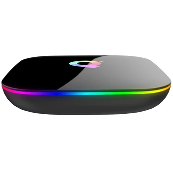 

VHXSIN 2 PCS/LOT Q Plus Smart TV Box Android 9.0 allwinner H6 6K 4GB RAM 32GB/64GB ROM 64Bit