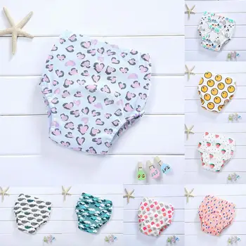 

Fashion Baby Girl Boy Cotton Underwear Toilet Potty Training Cloth Diaper Nappy Pants