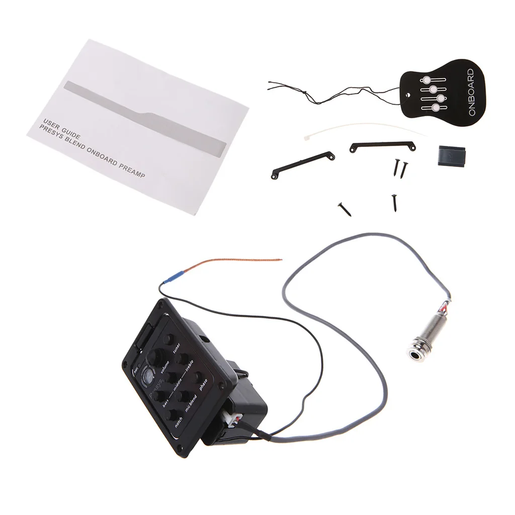 

Presys Blend 301 Acoustic Guitar Pickup Preamp EQ Tuner Piezo Mic Beat