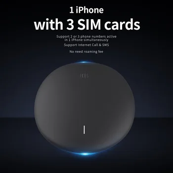 

No roaming abroad SIMadd iKos 3 SIM 3 Standby Activate Online at the Same time WiFi Router Android for iPhone 6/7/8/X iOS 7-12